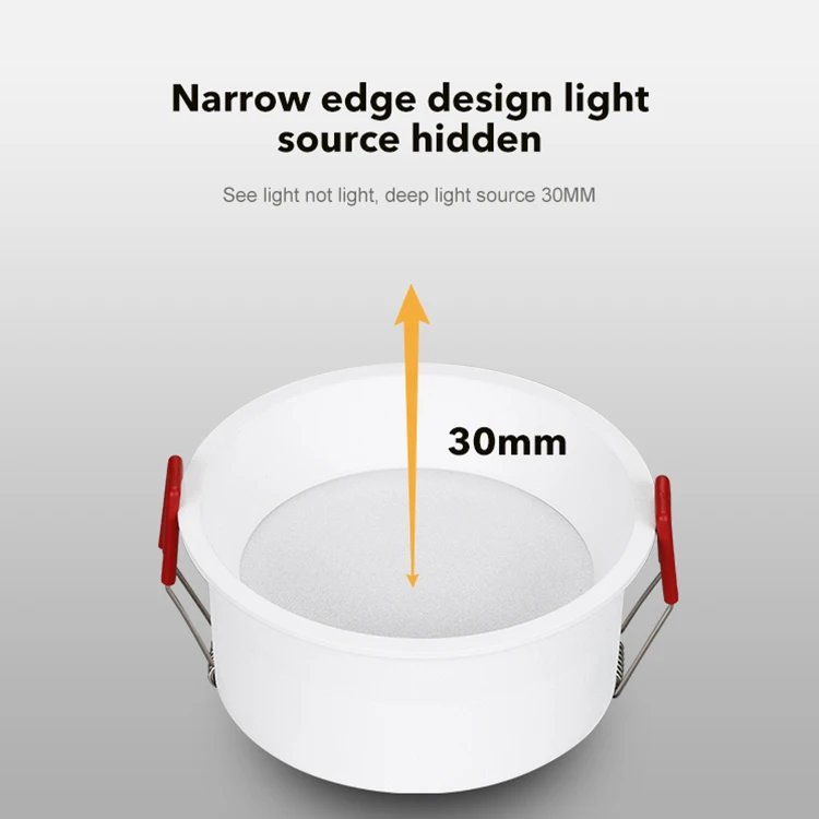 FAST Wholesale Price Indoor Recessed Embedded Commercial Aluminum Housing 5W 8W 15W LED Downlight