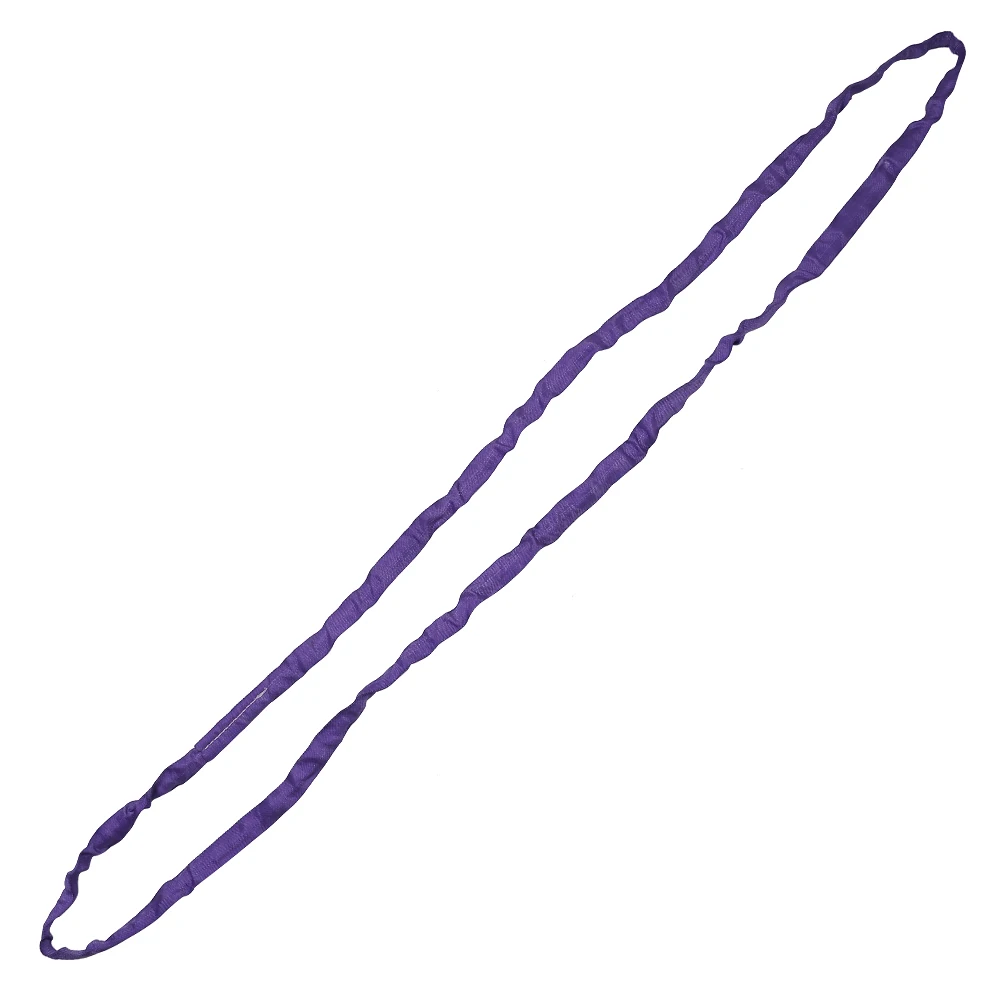 Round sling 100% high tenacity polyester yarn 1 ton purple manufacturer price for sale