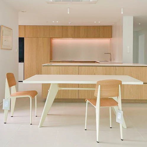 Modern skincare shop molded wholesaler chairs plywood seating components high silber industrial chair table restaurant furniture