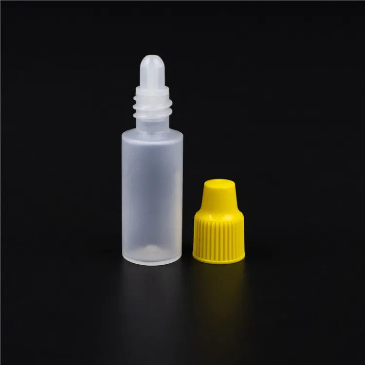 Squeezable Plastic Dropper Bottles Chemical 10ml 15ml 20ml 30ml Transparent Plastic Refillable Eye Dropper Bottles