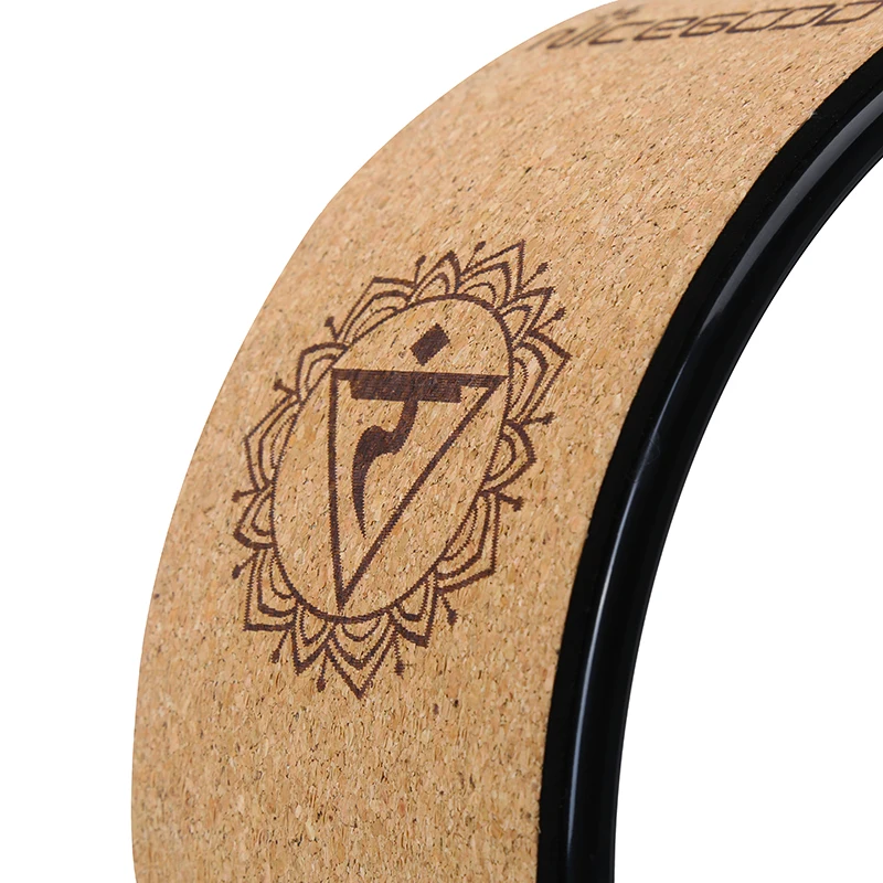 Pilates Back Fitness Cork Yoga Wheel Set of 3 High Quality Yoga Wheel