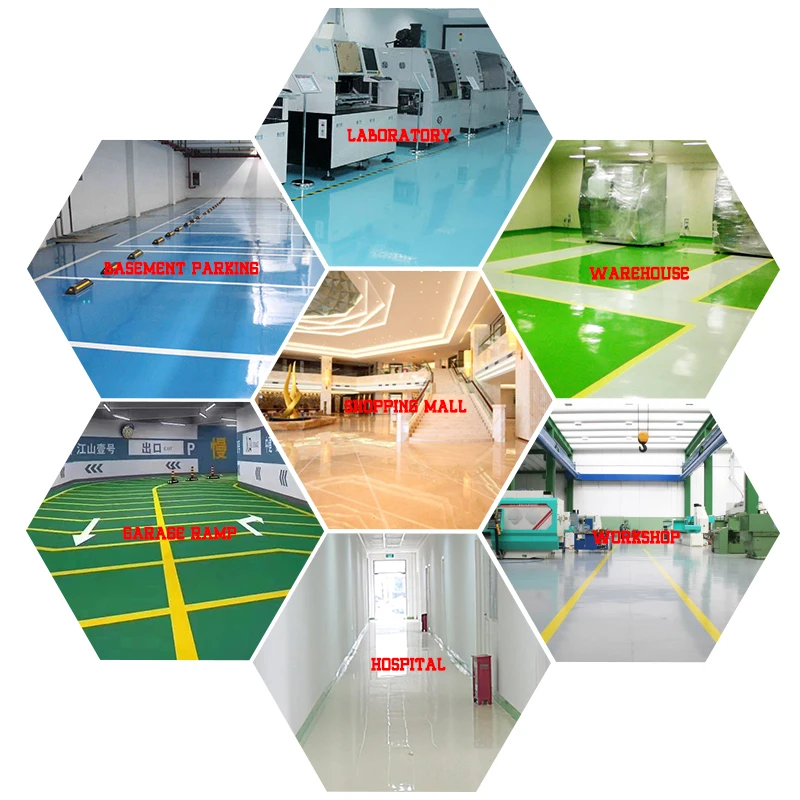 Gray Self Leveling Epoxy Flooring Color Coatings Epoxy Floor Paint For Floors