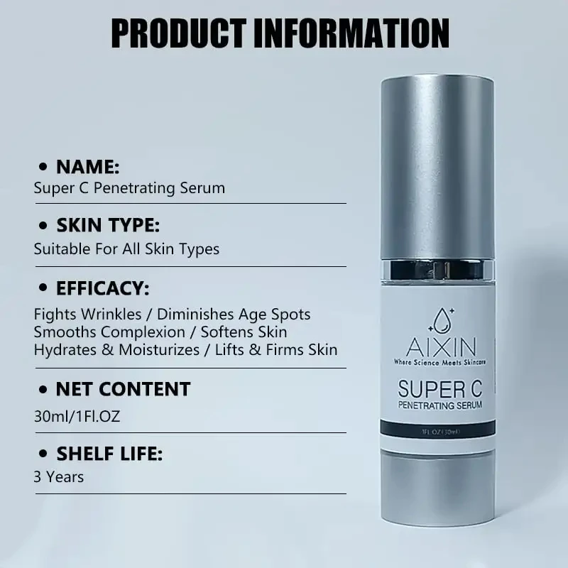 BLIW Private Label Best Nourishing Hydrating Moisturizing Vitamin A Hyaluronic Acid Serum Super C Penetrating Face Serum