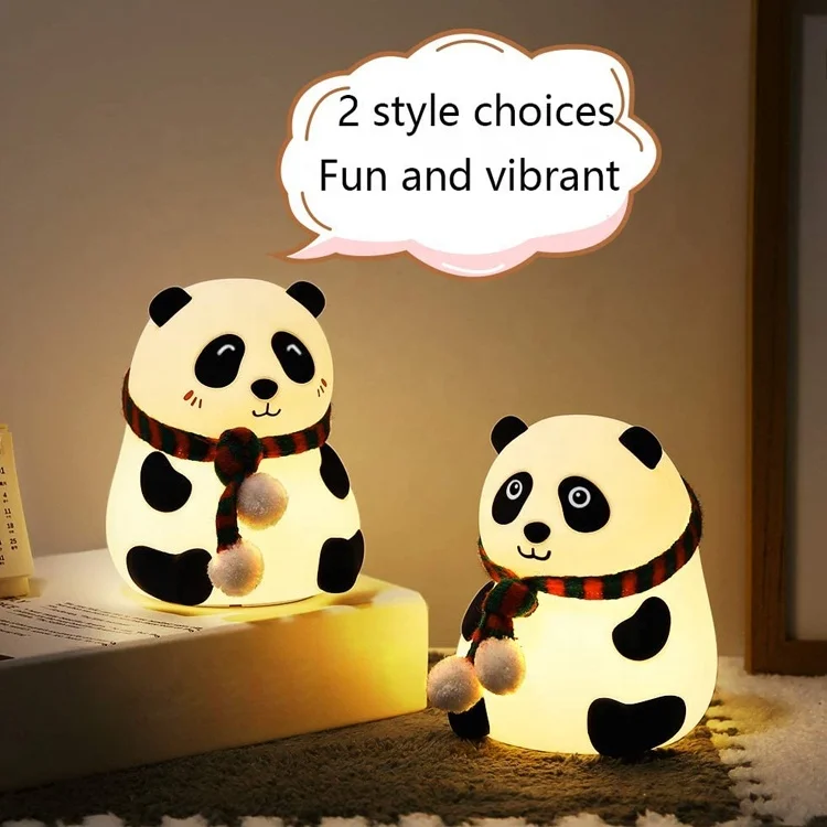 New style Lamp For Children Baby Kids Bedside Multicolor Silicone Touch Sensor Tap Control LED Night Light