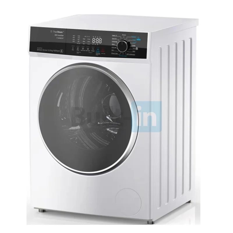 60cm Front Load Washing Machine 1 knob + 7 touch keys control 16 wash programs