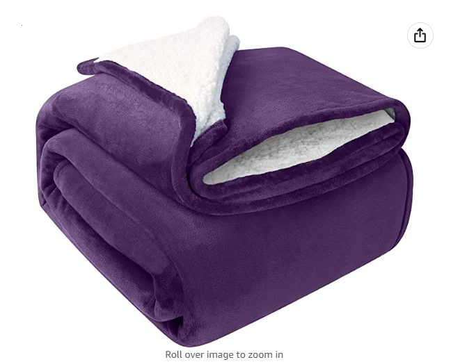 Теплое полиэфирное сверхмягкое одеяло на заказ, шерпа, Флисовое одеяло для зимы