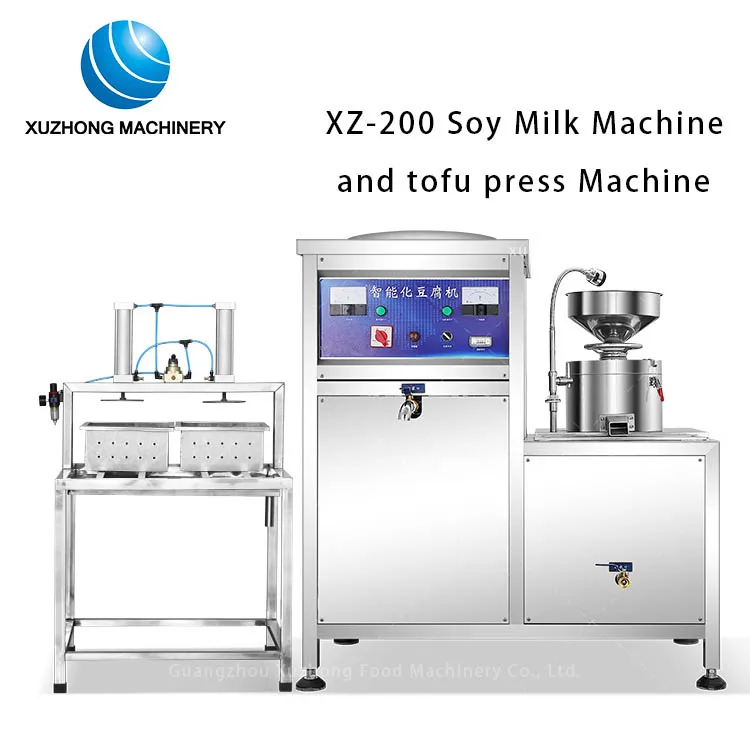 Automatic Cheese Press Tofu Machine Maker China Manufacturer Stainless Steel Tofu Pudding Soymilk Production Line Tofu Machine