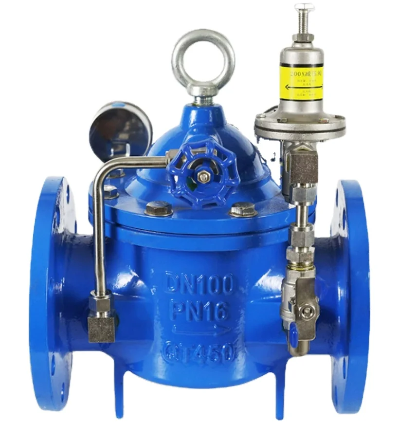 Manufacture Control Valve  smart controller gas high pressure reducing  hydraulic seated gate pressure reducing valve for water