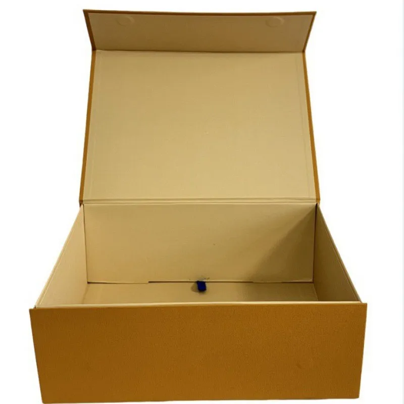 Manufacturer custom logo LOGO Light luxury folding box Gift box Clothing bag decorative packaging box