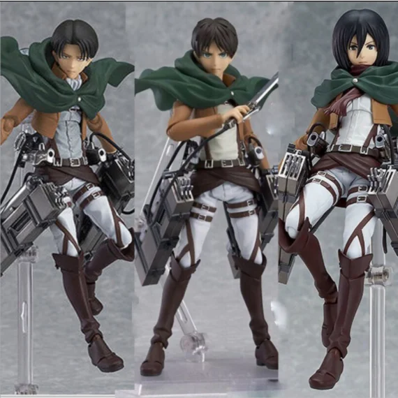 high-quality Anime action figure 213# 203# 207 F Attack on Titann levi eren Joint Movable Boxed Collection doll Model gifts