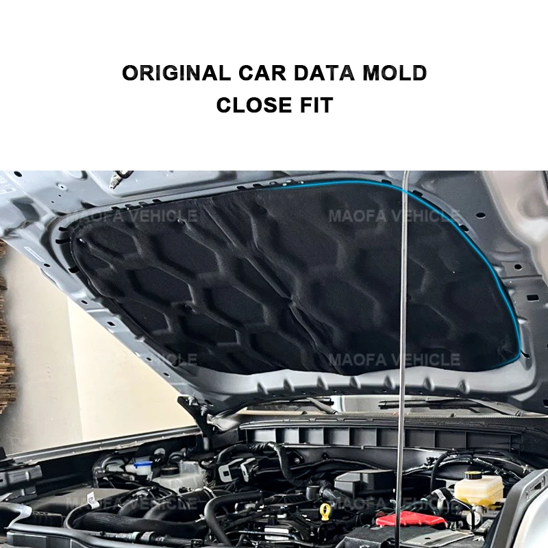 Car Interior Accessories Car Hood Heat Insulation Pad Soundproof Insulation Cotton For Ford Bronco 2/4 Door 2021 2022 2023