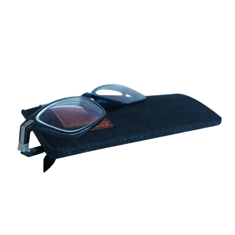 Manufacturer new design glasses pouch,felt glasses carrying case