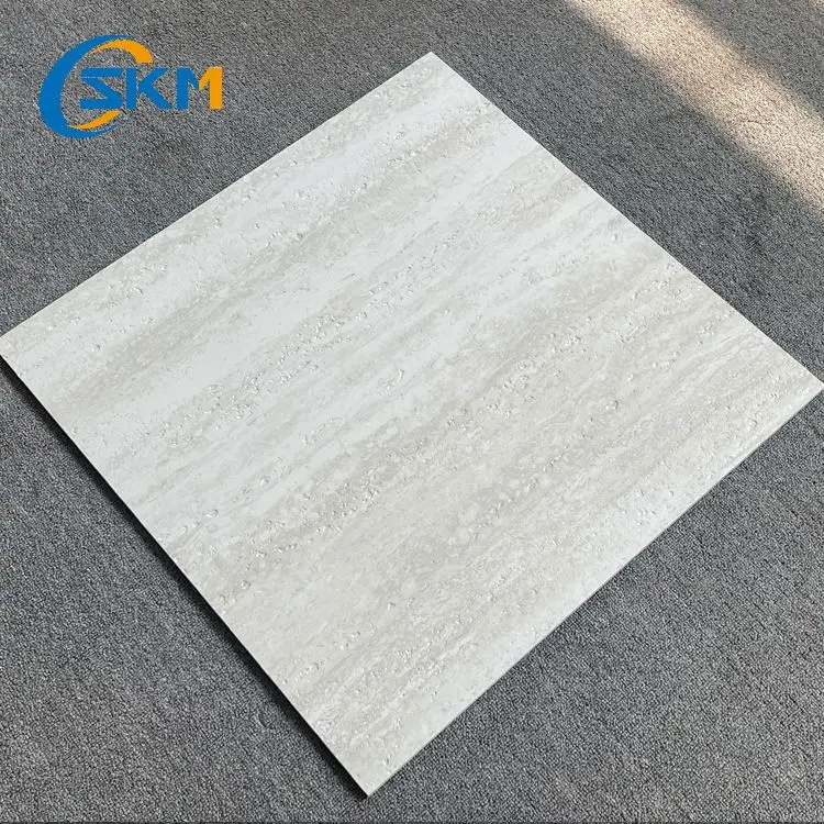 SAKEMI Travertine Tiles Indoor 60x60 White Beige Interior Wall Cladding