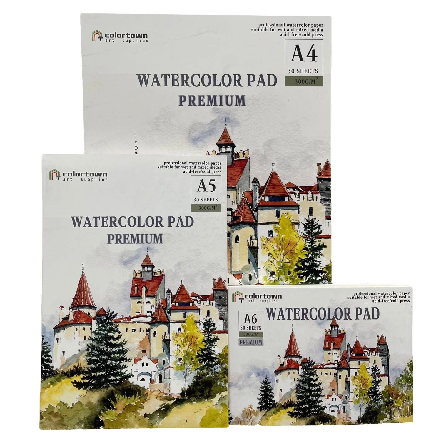 Watercolor pad best-selling watercolor painting pad paper art acid free