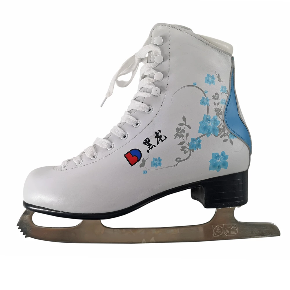 Hot Sale High Quality Figure Skates Flower Series Fashion Rental Ice Figure Skating White Ice Figure Skates