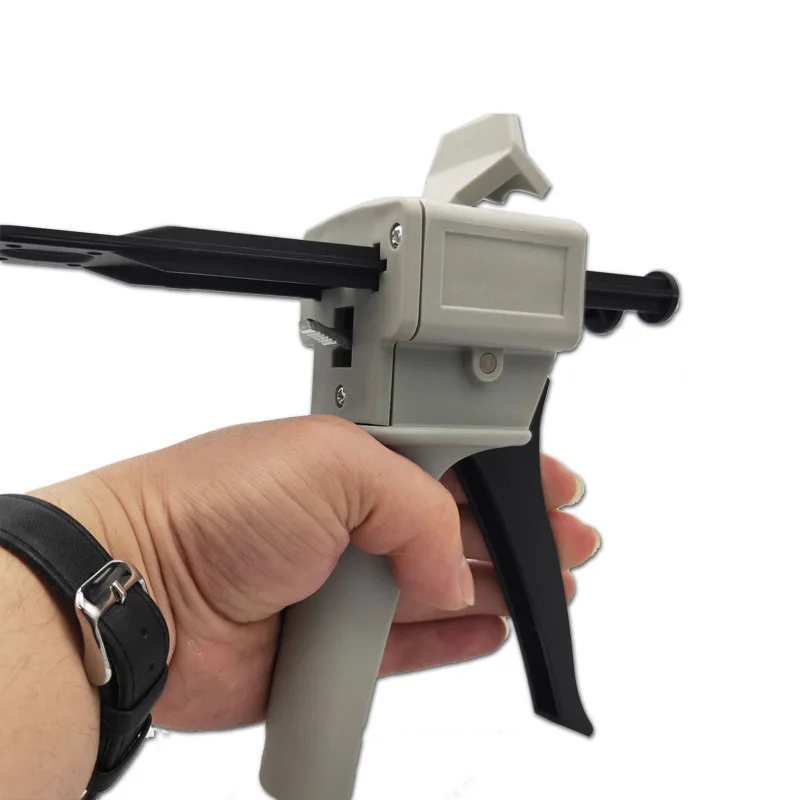 Manual AB cartridge dispenser silicon glue spray dispensing gun factory