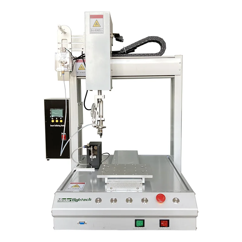 High production PCB desktop 4 axis solder soldering robot welding soldering machine automatic tin supply