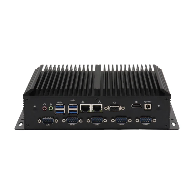 Fanless 10th generation mini pc i7 10510U barebone system industrial PC