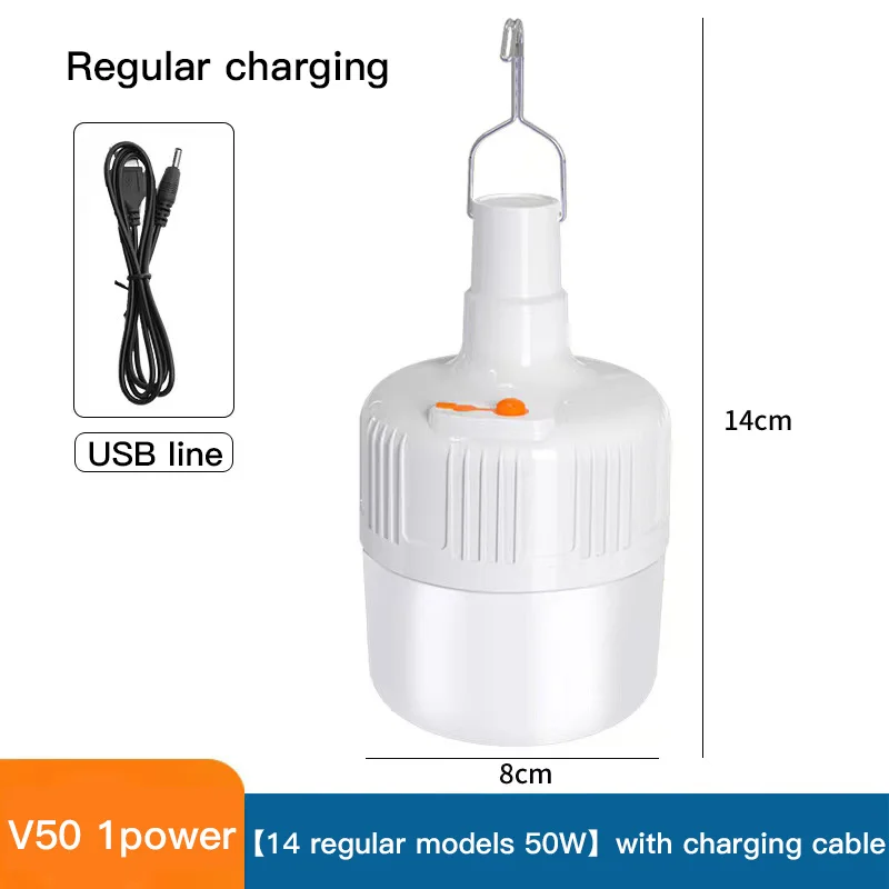 outdoor camping light 10W 20W USB portable rechargeable light bulbs emergency