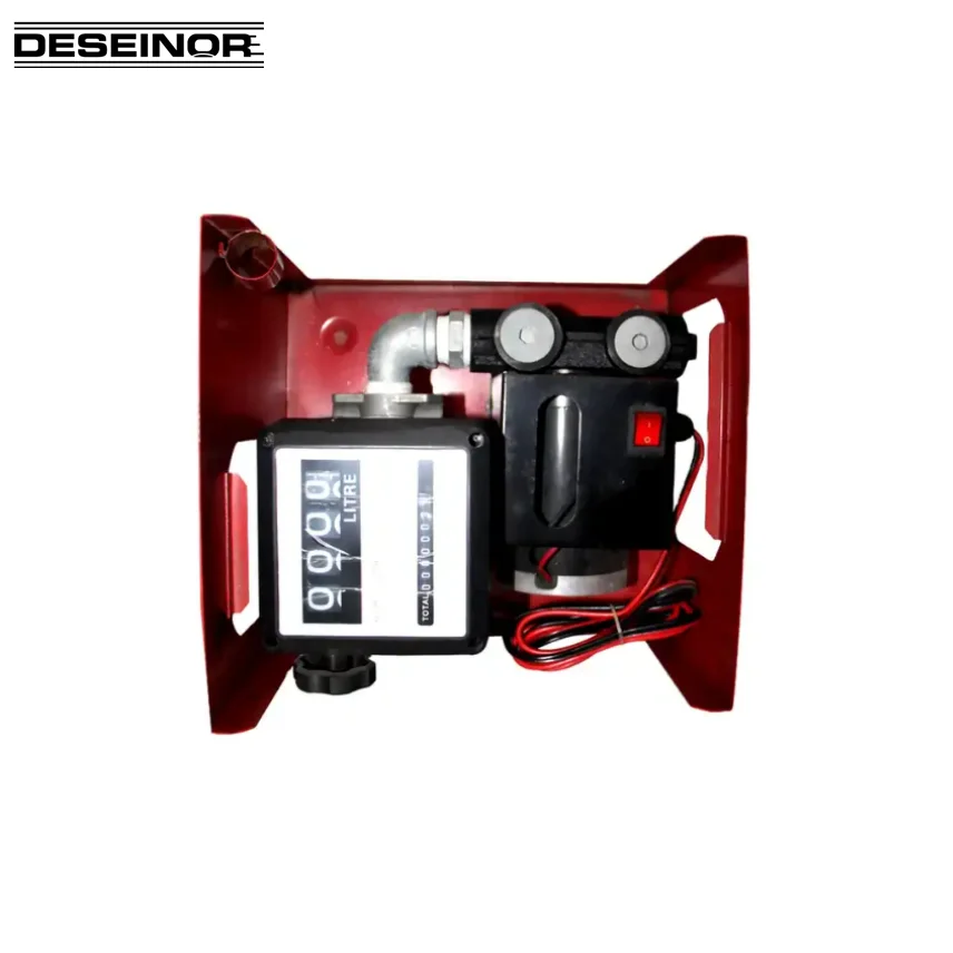 DESEINOR Large flow 12V 110V 220V Self priming electric diesel oil fuel transfer pump 300LPM