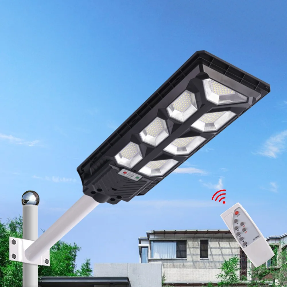 2024 High Lumen solar street lights Motion Sensor led for street lights Waterproof Integrated Outdoor Road solar lights outdoor