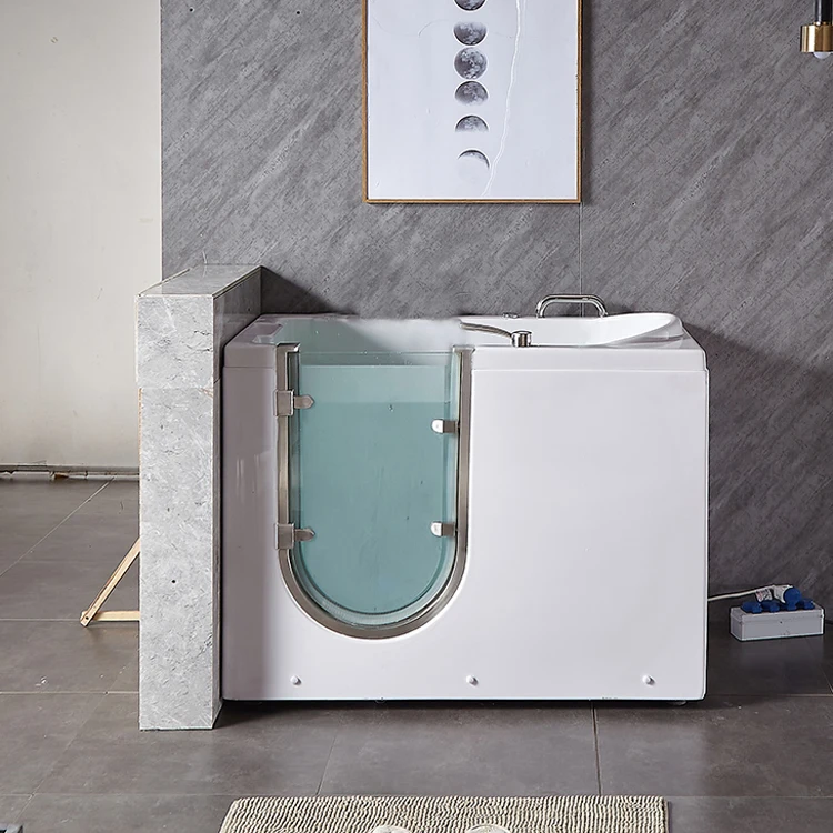 New Design High Quality Step-in Bathtubs White Walk-in Bath With Shower