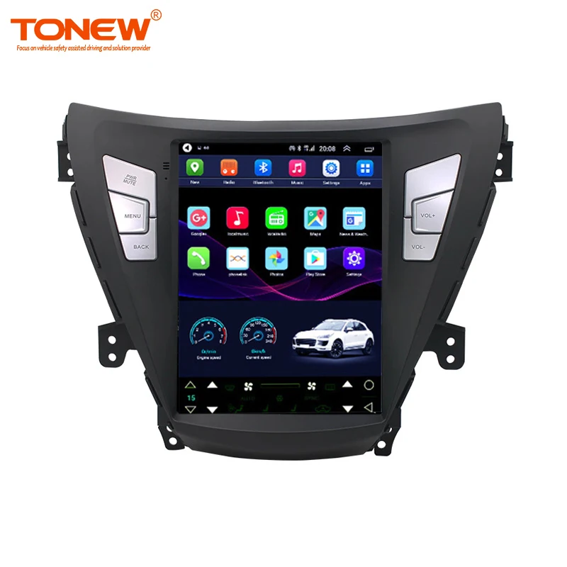 Tonew  Car DVD For Hyundai Elantra 2011-2013  Video Player GPS Navigation stereo  Android double din android car stereo