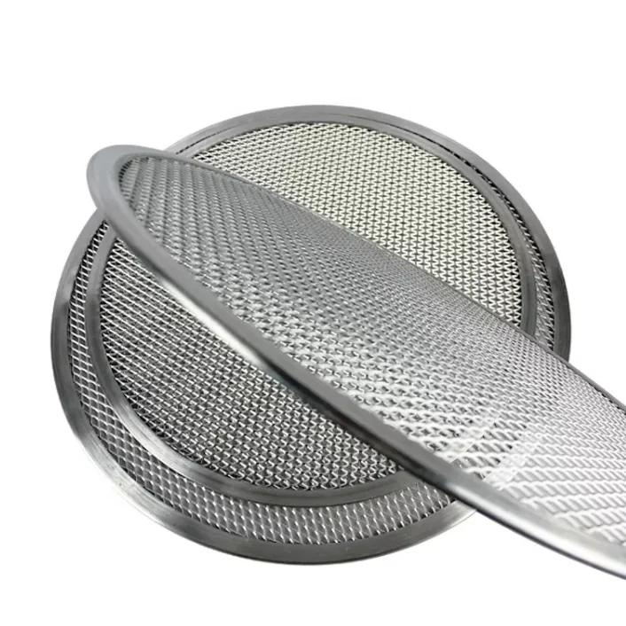 Food grade material Aluminum 8 inch round pizza screen mesh