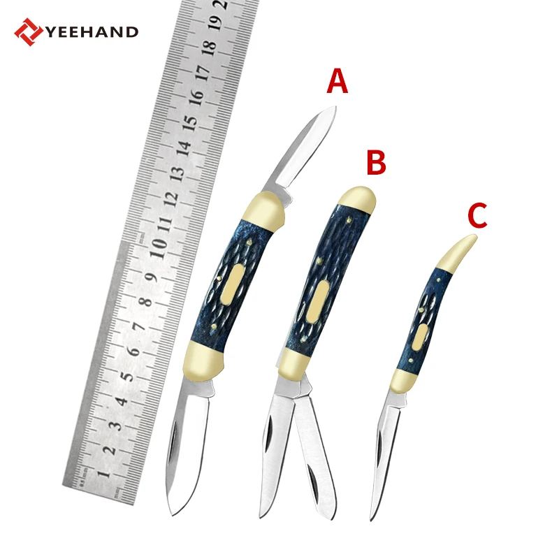 Yeehand Handmade OX bone Multipurpose EDC Knife For Camping