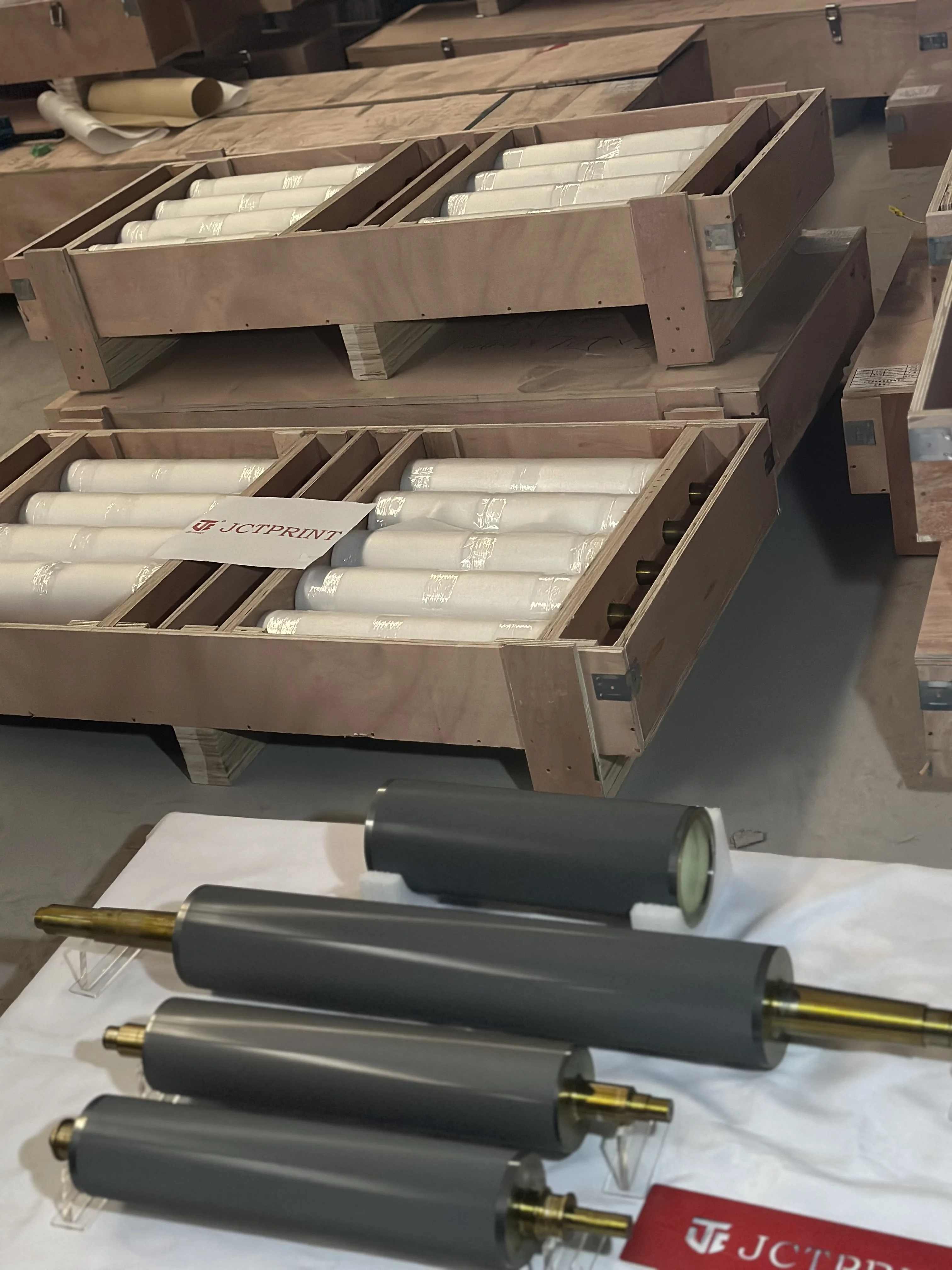 gravure printing anilox roller KBA ceramic anilox roller Label anilox cylinder laser