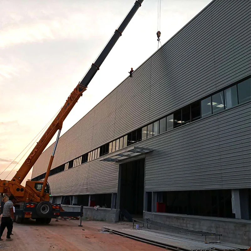 Long Span Roof Frame Structural Steel Structure Warehouse Price For Sale