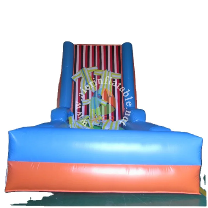 Высококачественная спортивная игра на открытом воздухе комбинированная большая прыгающая стена надувная липкая для скалолазания детская