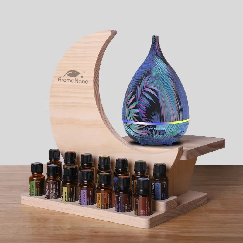 Подставка для аромадиффузора AromaNano New Moon деревянная витрина масла подарок полка хранения лака ногтей эфирных