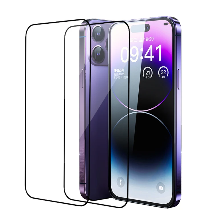 Dumosong Premium Mobile Screen Protector With Installation Kit For Iphone Series For Iphone 14