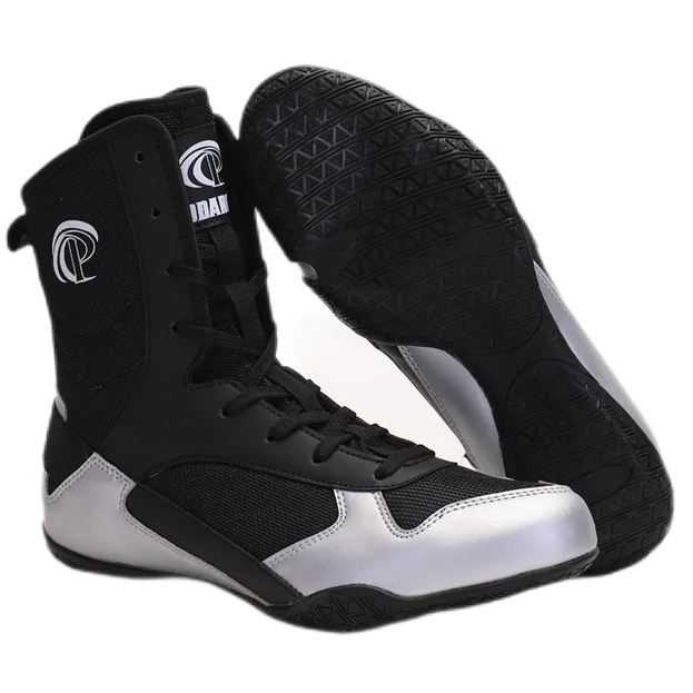 Custom New Style Colorful Breathable Mesh Professional Bodybuilding Gym Boots Boxing Shoes For Men