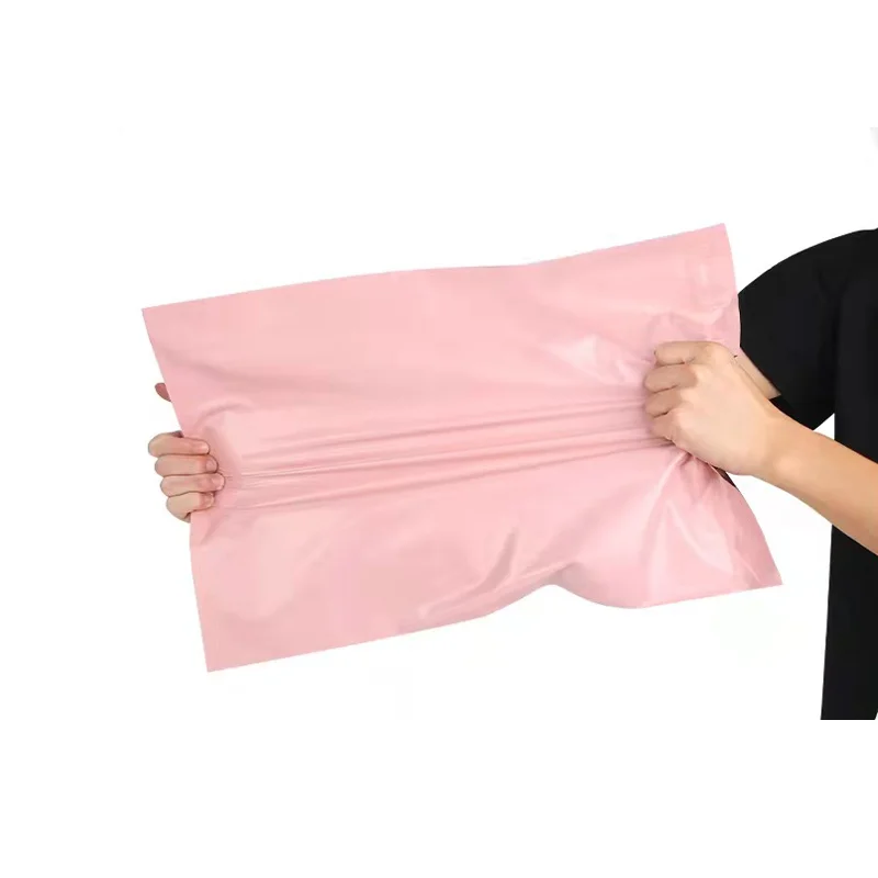 free designs Pink Courier Mailer Bags Packaging Poly Package Plastic Self-Adhesive Express Bag Envelope Postal Pouch Mailing