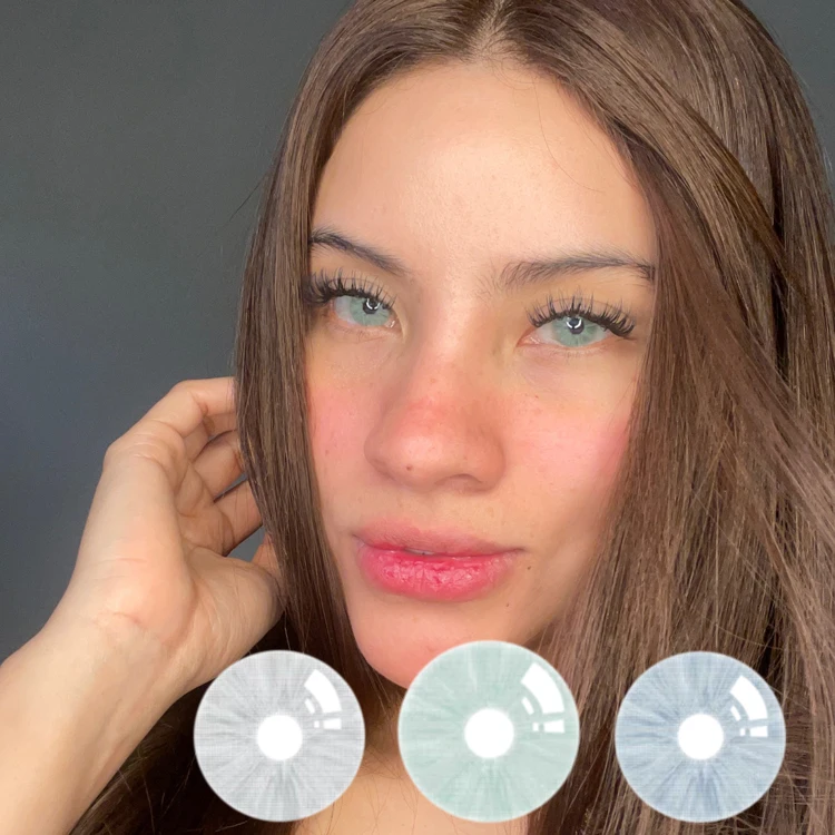 Hot sale new arrival Meetone Brazil green small pupil pupilentes de color contact lenses