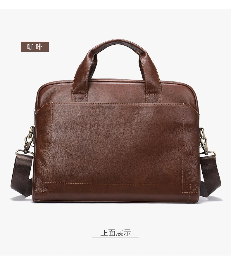 2023 High quality for men cross body Messenger Work Business laptop bag Computer Package tool bag cow leather handbags