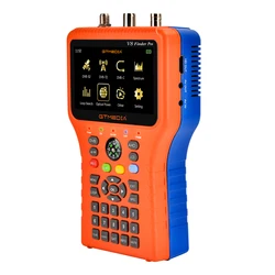 GTMEDIA V8 Finder Pro DVB-S2X/S2/S/T2/T/C комбинированный измеритель MPEG-2/4 H.264/H.265 (10 бит) отвечающих требованиям портативный спутниковый