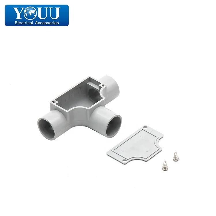 YOUU Hot Products To Sell Online Electrical PVC Conduit Fittings  Inspection Tee Without Pollution