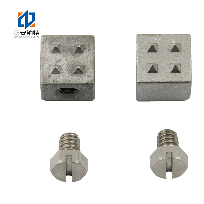 Factory CNC Machine Processing Four-Sided Nuts Welding Thickened T-Buckle Nuts Combination Screws