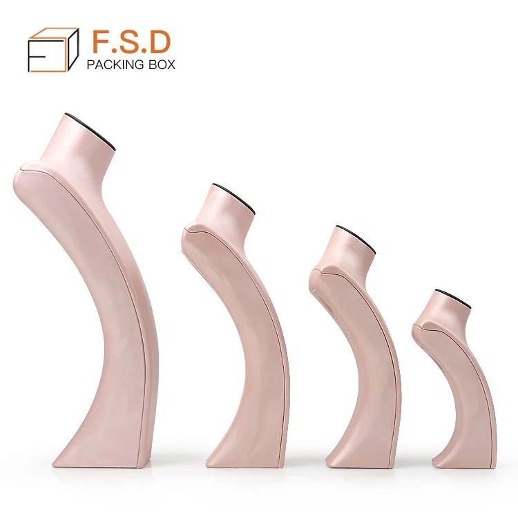 FSD hot sale customize pu leather jewelry display bust factory wholesale necklace stand