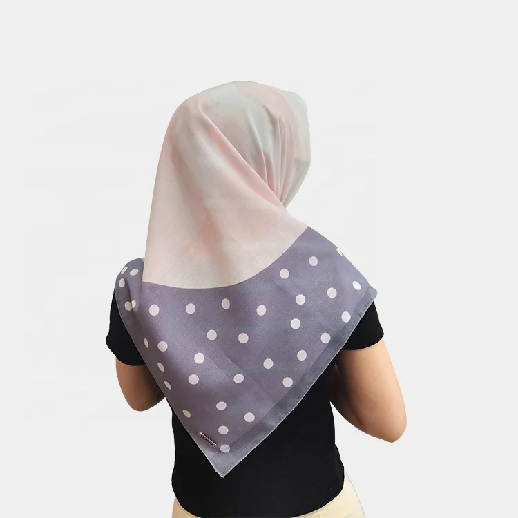 Factory Direct Customized New Design shawl Cotton Voile Scarf Premium Hot Logo Japanese Muslim flower 10pcs Tudung Bawal Printed