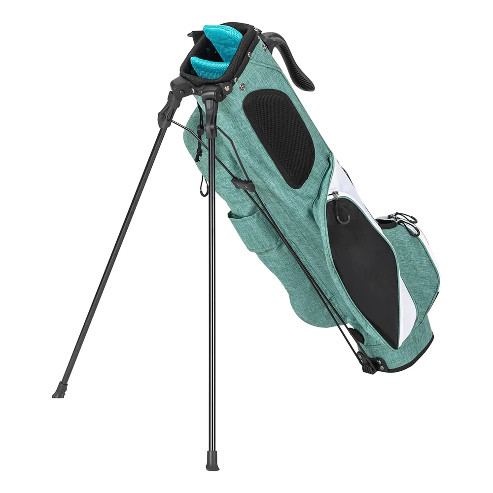 PRIMUS GOLF High Quality water-resistant red polyester light weight multi-pocket sunday golf bag with stand