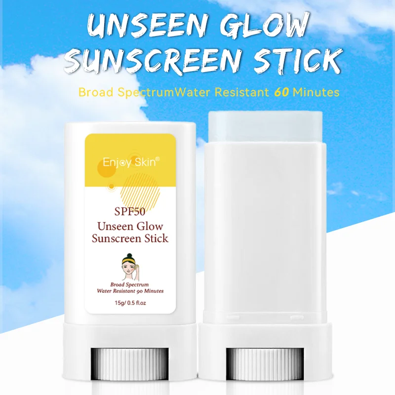 korean Sunscreen Stick SPF 50 Excellent Isolation UVA UVB Waterproof Protection Glow Effect Soft Focus Clear Delicate Skin