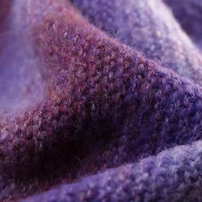 1/4.5NM Fantasy Mohair Soft Material 59% Recycled Polyester 16% Polyester 16% Nylon 8% Wool 1% Spandex Sweater Blended Yarn