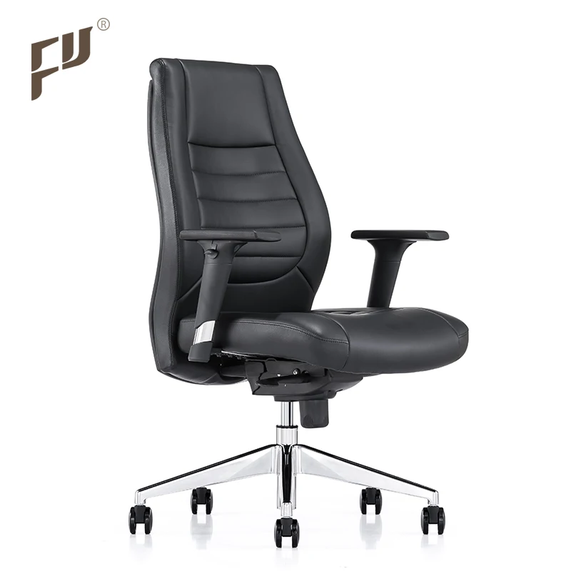 FURICCO Fast Delivery Traditional Style Waiting Room Conference Leather Staff Office Chair