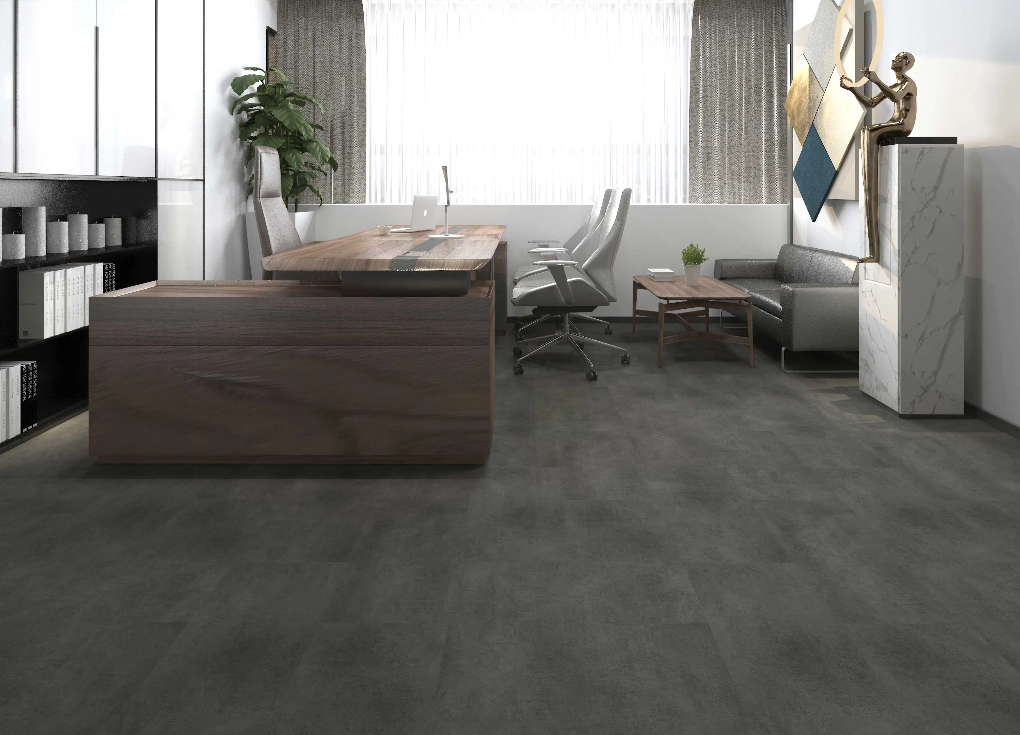 High Quality Service School Flooring Customizable Patterns Pvc Floor With Chemical Resistance