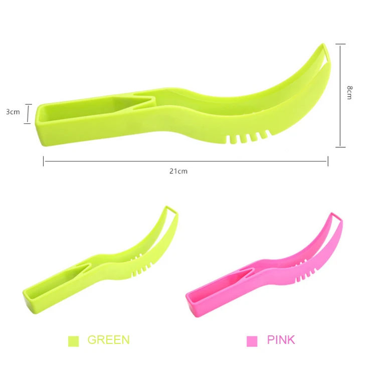 Недорогая пластиковая ломтерезка для арбуза, волшебная кухонная ломтерезка для овощей и фруктов, набор нескользящих ломтиков