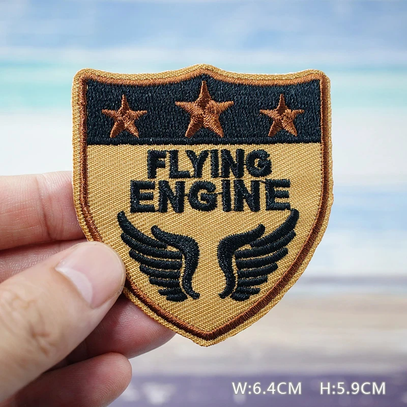 Customized Anchor Patches Embroidery For T-Shirt Iron On Appliques Clothes Jeans Stickers Badges Parche